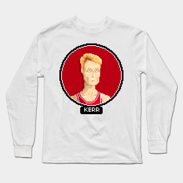 Steve Kerr Long Sleeve T-Shirt by PixelFaces